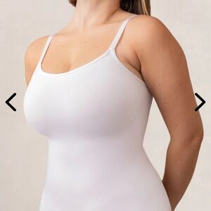 Ready to Go White Camisole Top (shapewear) NWT